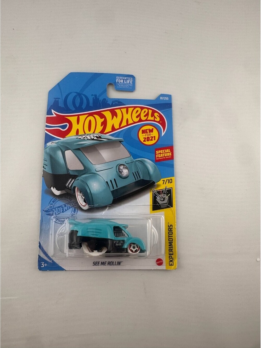 Hot Wheels Custom Van See Me Rollin 2021 164 Scale Teal Blue Diecast